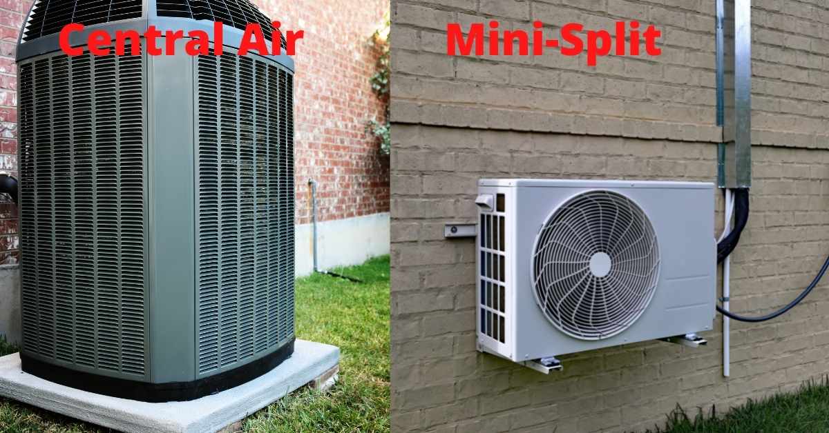 Central Air Vs Ductless Mini Splits Differences Pros And Cons