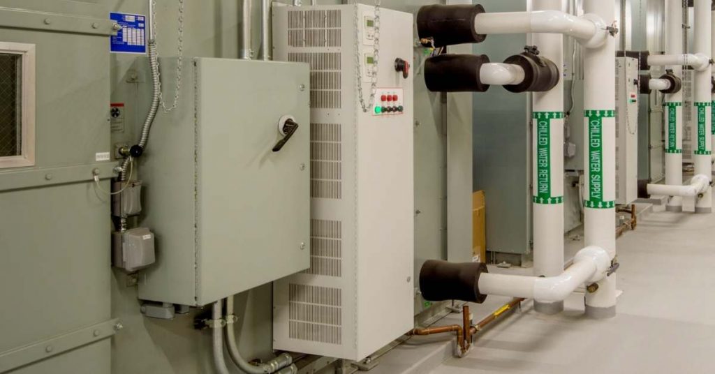 Air handler for industrial HVAC systems
