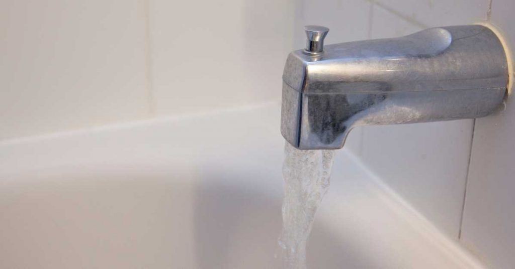low water pressure in bathtub faucet