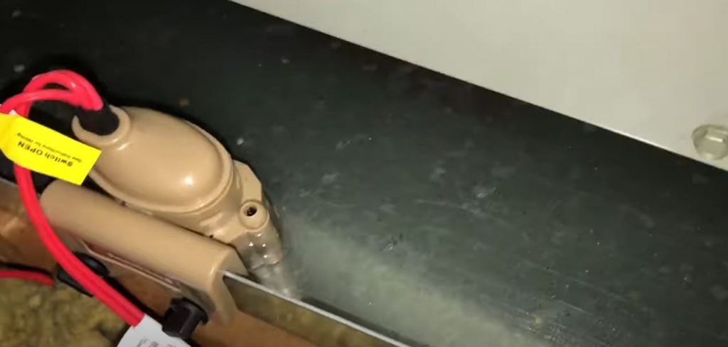 AC drain pan full of water