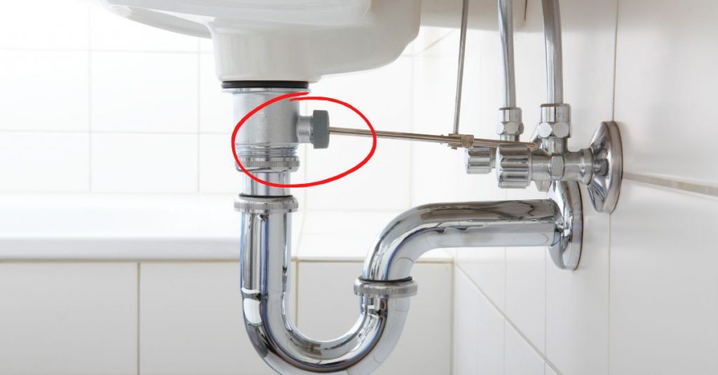 bathroom sink leaking underneath not pipe