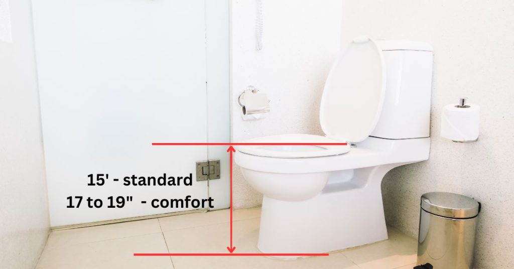 comfort vs standard height toilet