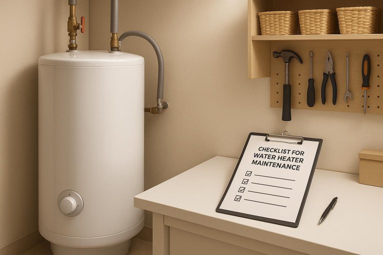 Checklist for Water Heater Maintenance
